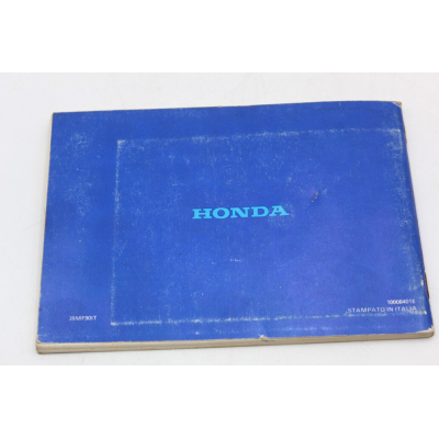 HONDA LIBRETTO USO E MANUTENZIONE PER VT500E 37MEG650 | Mamoto Ricambi