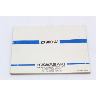 KAWASAKI LIBRETTO USO E MANUTENZIONE PER GPZ900R 84-85 99922-1279-01 | Mamoto Ricambi