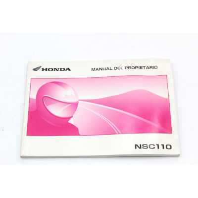 HONDA LIBRETTO USO E MANUTENZIONE PER NSC110 2011 35KZLB00 | Mamoto Ricambi