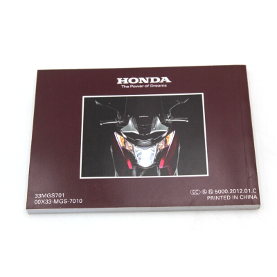 HONDA LIBRETTO USO E MANUTENZIONE PER NC700D 2012 33MGS701 | Mamoto Ricambi
