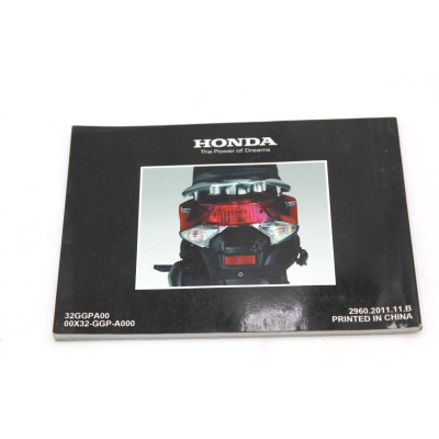 HONDA LIBRETTO USO E MANUTENZIONE PER NSC50 2011 32GGPA00 | Mamoto Ricambi