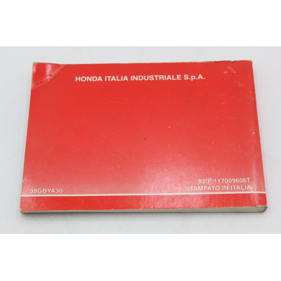 HONDA LIBRETTO USO E MANUTENZIONE PER SH50 FIFTY 1996 39KEYA70 | Mamoto Ricambi