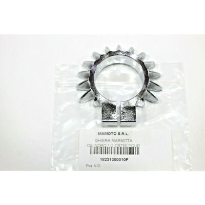 HONDA GHIERA CROMATA COLLETTORE CILINDRO 1-2 PER CB750K0-K1-K2-K3-K4-K5-K6 18231-300-010 | Mamoto Ricambi
