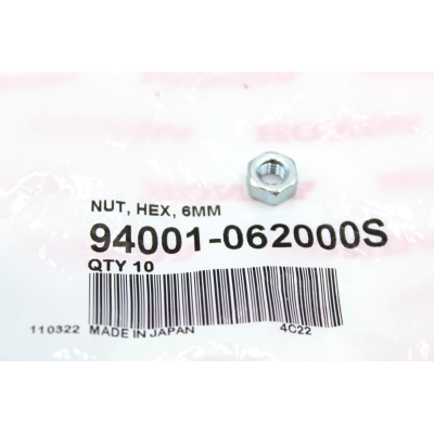 HONDA DADO 6MM PER VARI COMPONENTI DELLA CICLISTICA 94001-062000S | Mamoto Ricambi