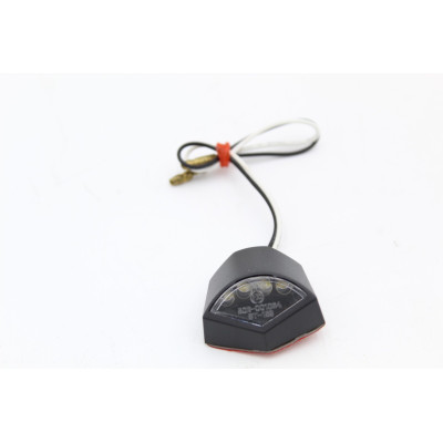 BKR FANALE LUCE TARGA A LED UNIVERSALE OMOLOGATO COLORE NERO | Mamoto Ricambi