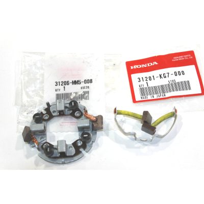 HONDA SPAZZOLE+PORTASPAZZOLE MOTORINO AVVIAMENTO PER VF400-500F-CBX400-550 | Mamoto Ricambi