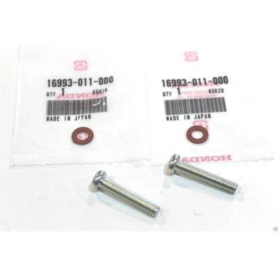 HONDA KIT FISSAGGIO RUBINETTO BENZINA CB450 TWIN-CB750 K0-K1-K2 16993-011-000 | Mamoto Ricambi