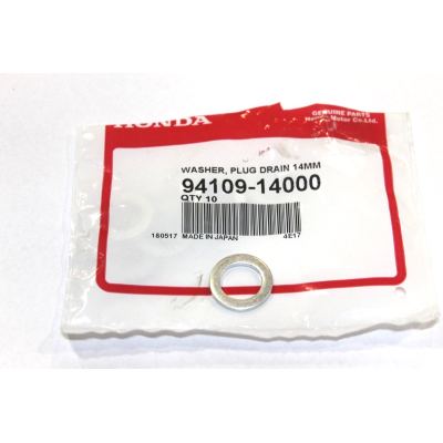 HONDA RONDELLA SCARICO OLIO MOTORE 14MM XRV650-750 AFRICA TWIN-XL600V TRANSALP 94109-14000 | Mamoto Ricambi