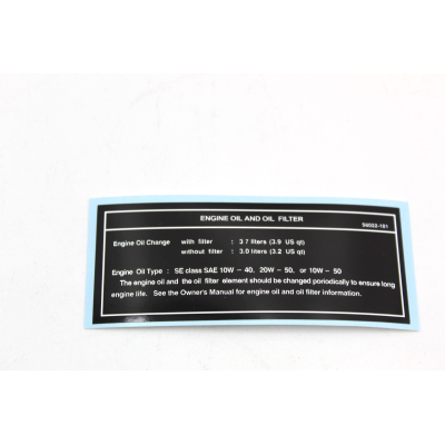 KAWASAKI ADESIVO ENGINE OIL Z650-Z900-Z1000 | Mamoto Ricambi