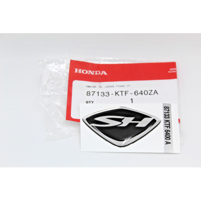 HONDA ADESIVO NERO GRIGLIA SCUDO ANTERIORE SH125-150 2005-08 87133-KTF-640ZA | Mamoto Ricambi