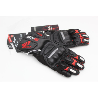 ALPINE STARS GUANTI SP-8 V2 GLOVES HONDA NERO-ROSSO-BIANCO TAGLIA XL | Mamoto Ricambi