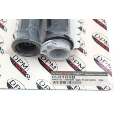 HONDA COPPIA MANOPOLE IN ALLUMINIO CON INSERTI IN GOMMA ADESIVA UNIVERSALI | Mamoto Ricambi