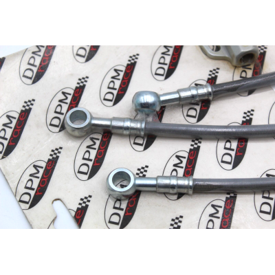 DPM KIT TUBI FRENO ANTERIORI AERONAUTICI PER MANUBRIO BASSO DPM HORNET 600 98/06 | Mamoto Ricambi