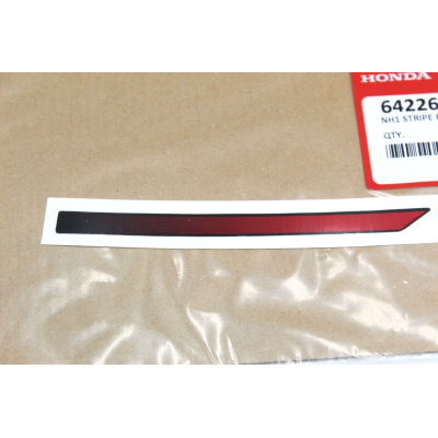 HONDA ADESIVO FILETTO ROSSO CARENA ANTERIORE PER TRANSALP 650 64226-MCB-670ZA | Mamoto Ricambi