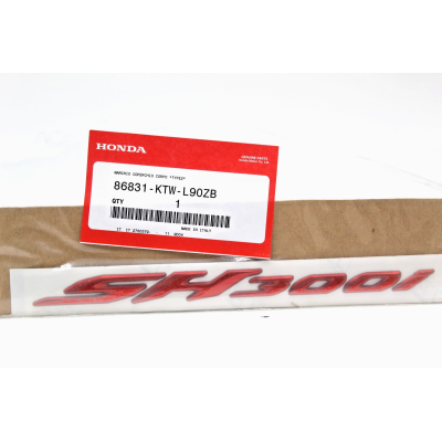 HONDA ADESIVO SCOCCA POSTERIORE SX-DX SH300 SPORT 2012-15 86831-KTW-L90ZB | Mamoto Ricambi
