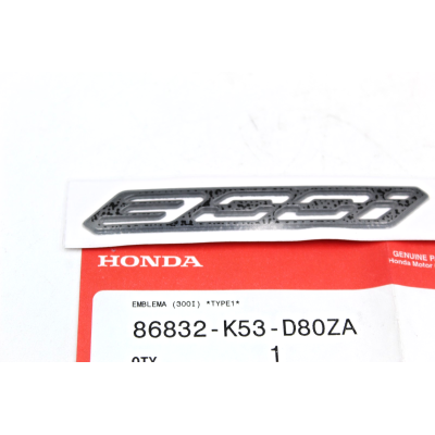 HONDA ADESIVO CARENE POSTERIORI SX-DX SH300 2017-20 86832-K53-D80ZA | Mamoto Ricambi