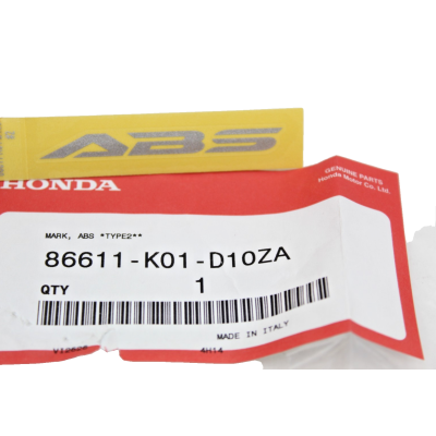 HONDA ADESIVO ABS PARAFANGO ANTERIORE SH125-150-PCX125-150 86611-K01-D10ZA | Mamoto Ricambi