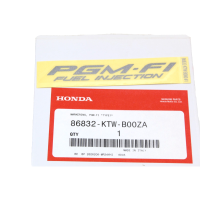 HONDA ADESIVO PGM-FI GRIGIO PER SH300 2011-15 86832-KTW-B00ZA | Mamoto Ricambi