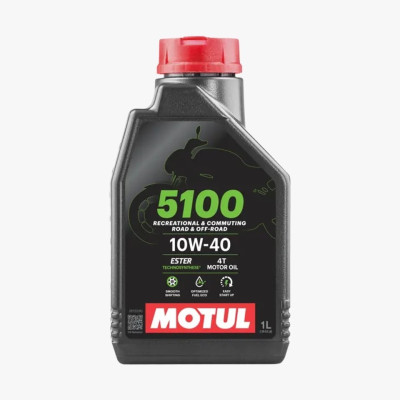MOTUL OLIO MOTORE 5100 10W-40 PER HONDA KAWASAKI SUZUKI YAMAHA | Mamoto Ricambi