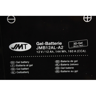 BATTERIA GEL JMB12AL-A2 SIGILLATA PER CBX650NW-CB450N-CB1100R-EN500-XT600Z-F650 | Mamoto Ricambi