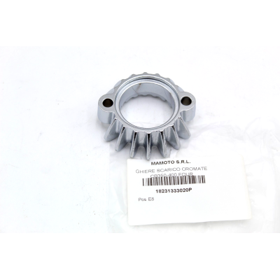 HONDA GHIERA CROMATA COLLETTORI SCARICO PER CB350-400 FOUR 18231-333-020 | Mamoto Ricambi