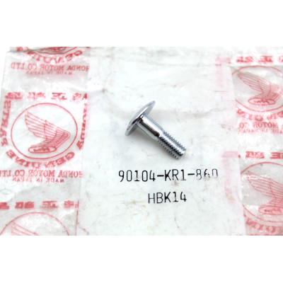 HONDA VITE CROMATA CARENE 6X22 PER NS125F-R-NX500-NX650-XL125V 90104-KR1-860 | Mamoto Ricambi