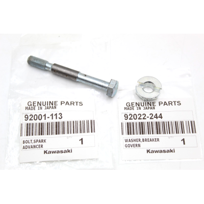 KAWASAKI BULLONE+RONDELLA FISSAGGIO ANTICIPO KZ400-440-Z550-650-Z900-Z1000-1100 | Mamoto Ricambi