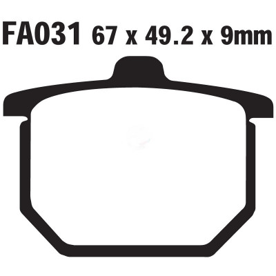 HONDA PASTIGLIE FRENO ANTERIORE-POSTERIORE PER CB400N-CB750-900F-CBX1000Z-GL1000 | Mamoto Ricambi