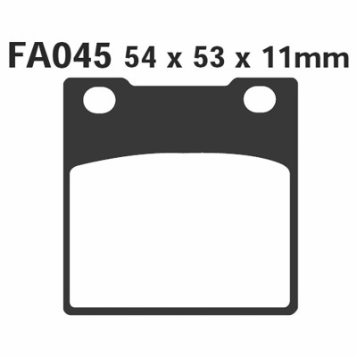 HONDA PASTIGLIE FRENO ANTERIORE PER CB250-400N-CB400T-CB650Z-CB750KZ-CM250-400T | Mamoto Ricambi