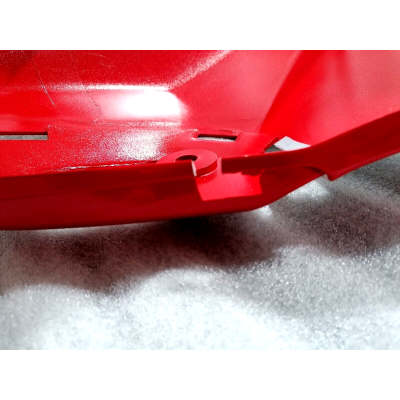 HONDA SCOCCA COMPLETA DX COLORE ROSSO-BIANCO PER NSR125F 83510-KY4-770ZB | Mamoto Ricambi