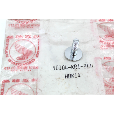 HONDA VITE CROMATA CARENE 6X22 PER NS125F-R-NX500-NX650-XL125V 90104-KR1-860 | Mamoto Ricambi