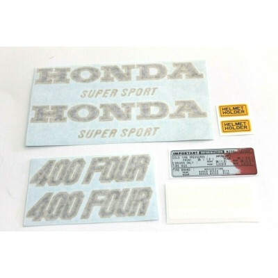 HONDA KIT ADESIVI SERBATOIO-FIANCHETTI PER CB400 FOUR S.S. COLORE BORDEAUX | Mamoto Ricambi