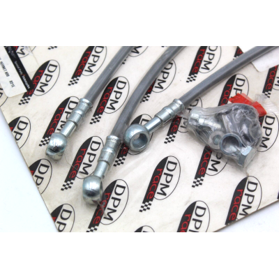 DPM KIT TUBI FRENO ANTERIORI AERONAUTICI PER MANUBRIO BASSO DPM HORNET 600 98/06 | Mamoto Ricambi