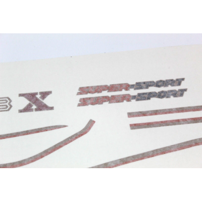 HONDA KIT ADESIVI SERBATOIO CBX1000Z SUPER SPORT PER COLORE ROSSO E NERO | Mamoto Ricambi