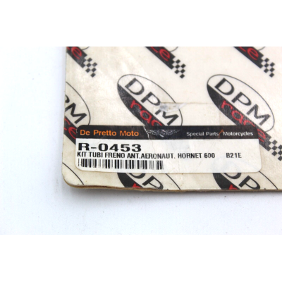 DPM KIT TUBI FRENO ANTERIORI AERONAUTICI PER MANUBRIO BASSO DPM HORNET 600 98/06 | Mamoto Ricambi