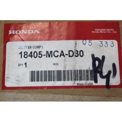 HONDA MARMITTA SX USATA PER GL1800 18405-MCA-D30 | Mamoto Ricambi