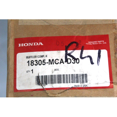 HONDA MARMITTA DX USATA PER GL1800 18305-MCA-D30 | Mamoto Ricambi