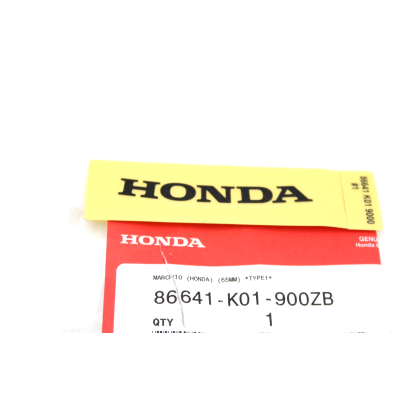 HONDA ADESIVO NERO SCUDO ANTERIORE SH125-150 2013-15 86641-K01-900ZB | Mamoto Ricambi