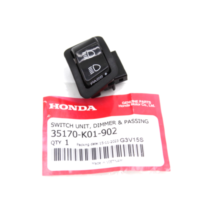 HONDA INTERRUTTORE LUCI SX SH125 2013-16 35170-K01-902 | Mamoto Ricambi