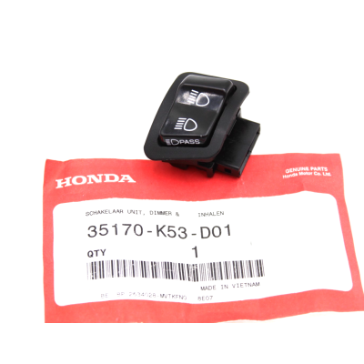 HONDA INTERRUTTORE LUCI SX SH125-150 2017-18-SH300 2015-19 35170-K53-D01 | Mamoto Ricambi