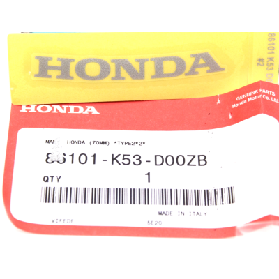 HONDA ADESIVO GRIGIO SCUDO ANTERIORE SH300 2015-19 86101-K53-D00ZB | Mamoto Ricambi