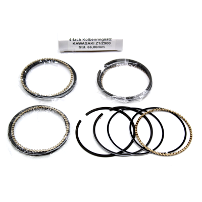 KAWASAKI KIT FASCE PISTONI STANDARD 66,00 mm PER Z900 73-76 13008-038 | Mamoto Ricambi