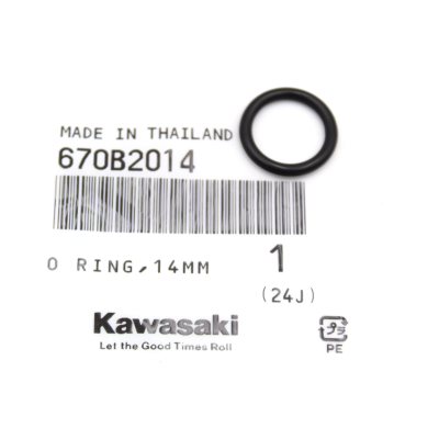 KAWASAKI O-RING 14 MM TUBO ACQUA KR250-EN500-EX-EN-ER-ZX500-600-KLE500-650-VN80 670B2-014 | Mamoto Ricambi