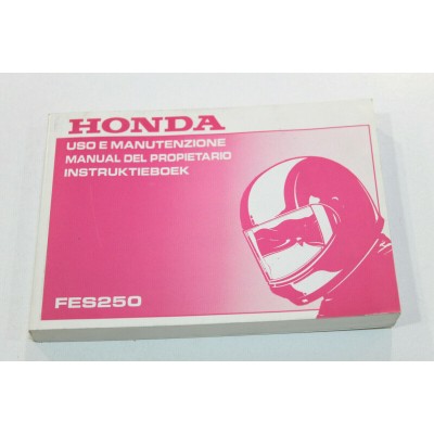 HONDA LIBRETTO USO E MANUTENZIONE PER FES250 FORESIGHT 2000 | Mamoto Ricambi