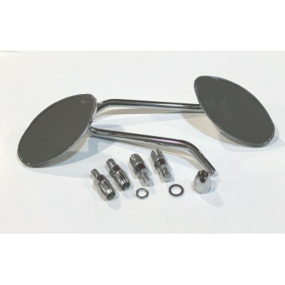 HONDA COPPIA SPECCHI CROMATI SX+DX UNIVERSALI 1093 | Mamoto Ricambi