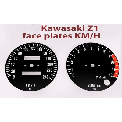 KAWASAKI KIT FONDI CONTAKILOMETRI+CONTAGIRI PER Z1A-B-900 74-75 FACEZ1900B | Mamoto Ricambi