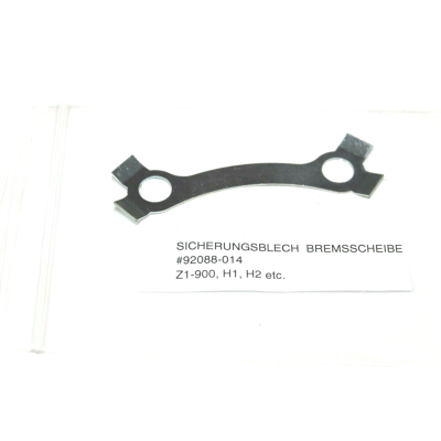 KAWASAKI PIASTRINA FISSAGGIO DISCO FRENO ANTERIORE PER Z1-900A-B-H1-500-H2-750 92088-014 | Mamoto Ricambi