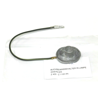 KAWASAKI SUPPORTO CON CAVO MASSA FRECCIA ANTERIORE PER Z400-Z900-Z1000 23076-005 | Mamoto Ricambi