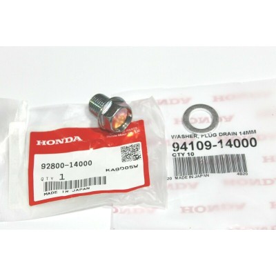 HONDA BULLONE SCARICO OLIO+RONDELLA XRV650-750 AFRICA TWIN-XL600-650V TRANSALP 92800-14000 | Mamoto Ricambi