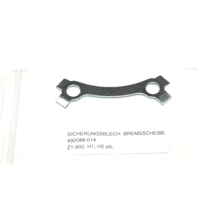 KAWASAKI PIASTRINA FISSAGGIO DISCO FRENO ANTERIORE PER Z1-900A-B-H1-500-H2-750 92088-014 | Mamoto Ricambi